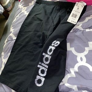 Adidas Womens Black Biker Shorts